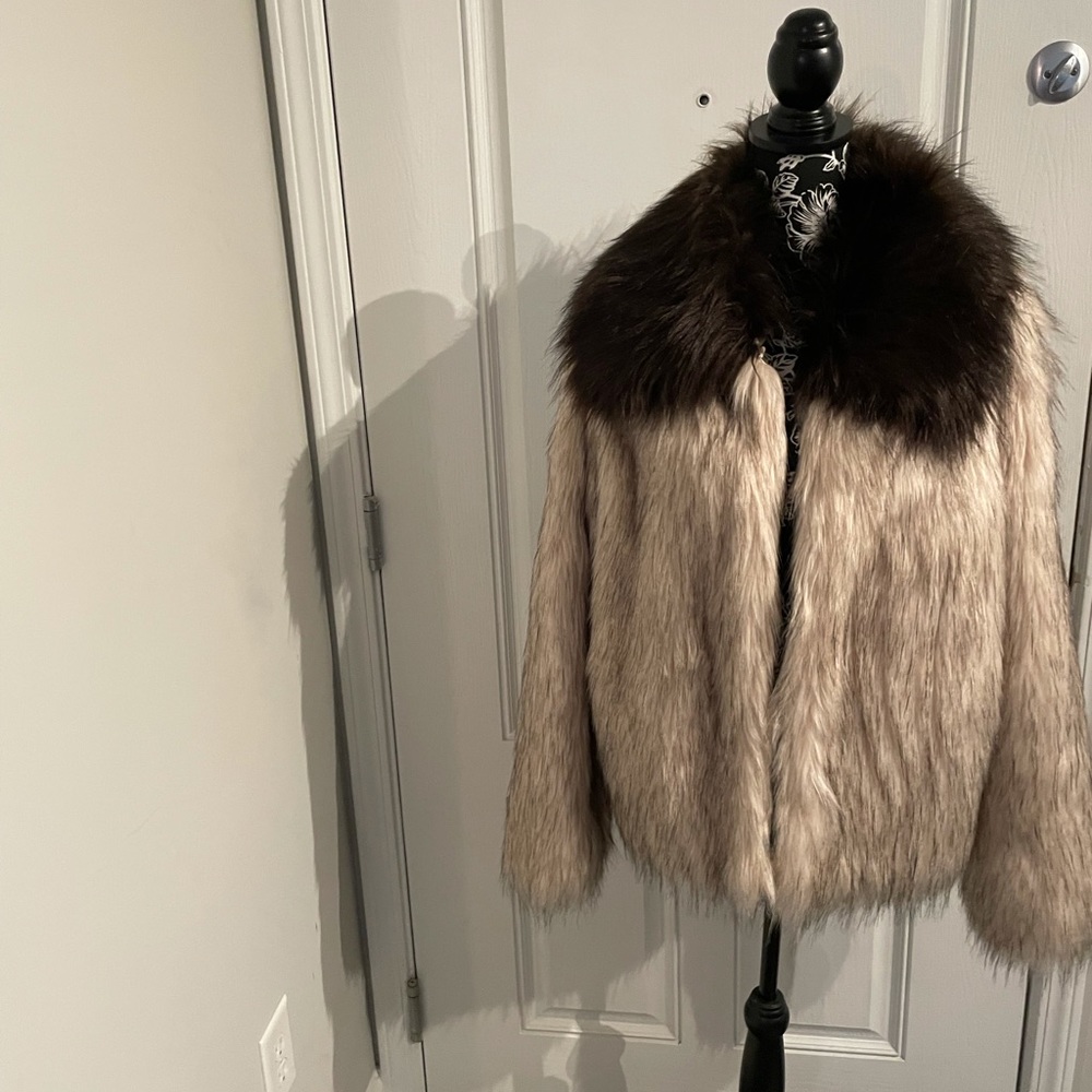 Asos faux fur jacket!
